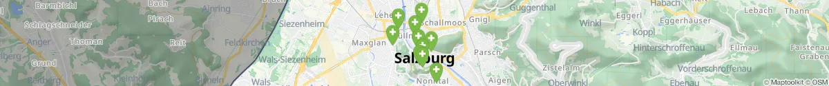 Kartenansicht für Apotheken-Notdienste in der Nähe von Neustadt (Salzburg (Stadt), Salzburg)